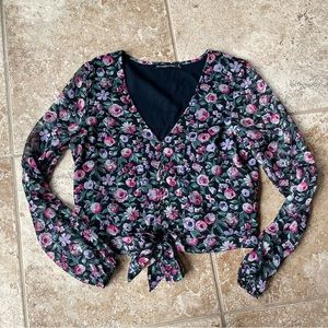 A&F Floral Blouse